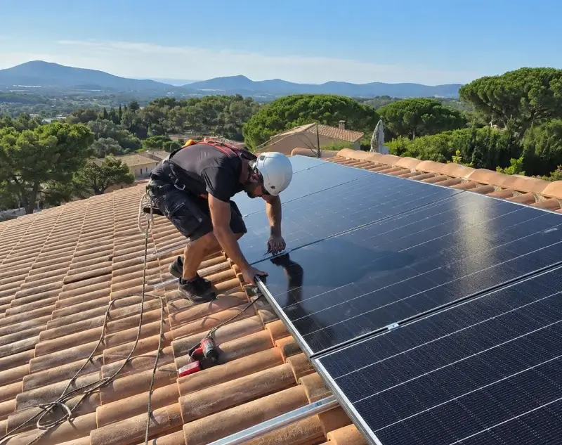 Installateur panneaux solaires Négrondes — pose photovoltaïque sur toiture