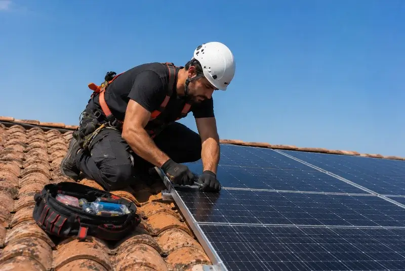 Maintenance et monitoring de panneaux solaires à Négrondes