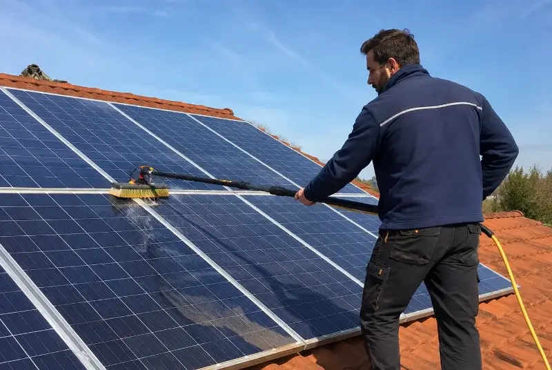 Nettoyage et entretien de panneaux solaires à Négrondes