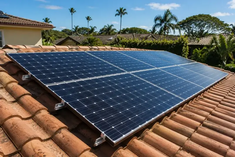 Installation de panneaux solaires à Négrondes