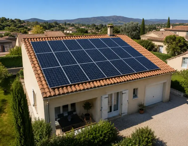 Prime à l'autoconsommation panneaux solaires Négrondes — aide financière de l'État
